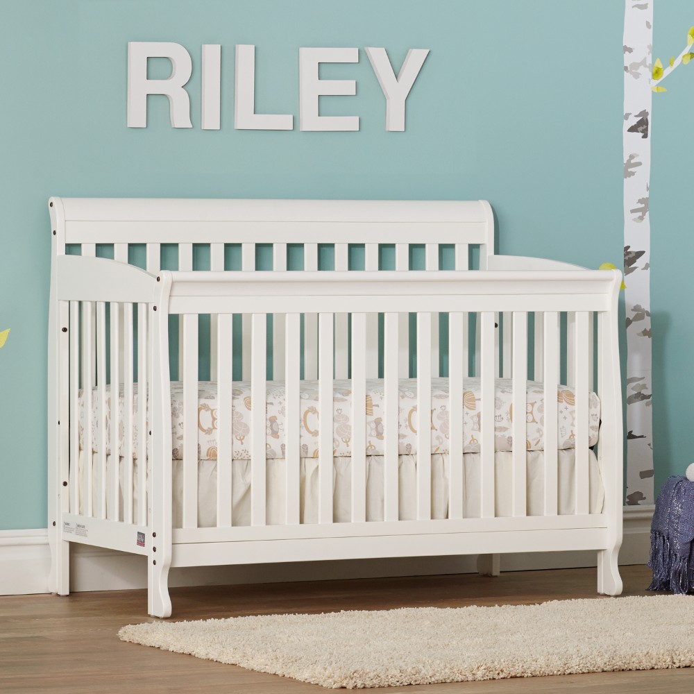 Suite Bebe Riley Lifetime 4-in-1 Crib In White - 11400-wh