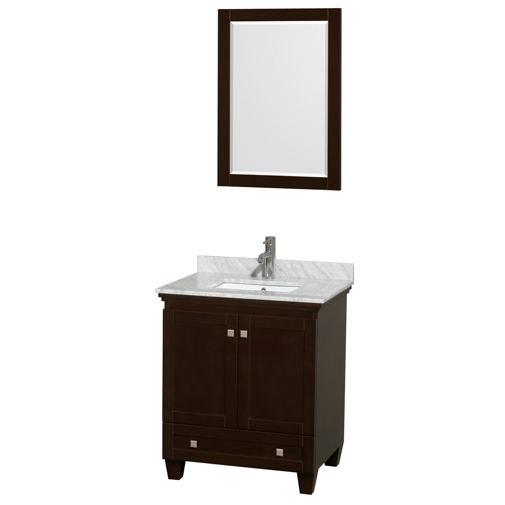 Wyndham Furniture Bathroom Vanity Square Sink Mirrors