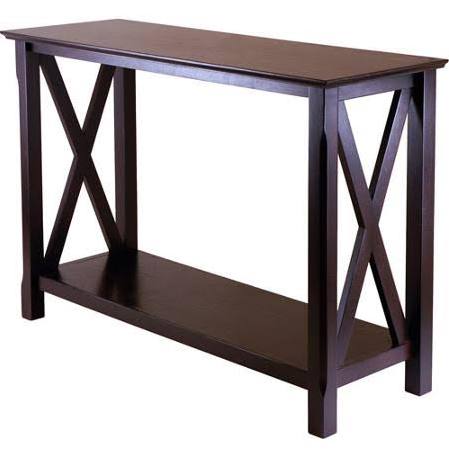 Xola Console Table In Cappuccino - Winsome Wood 40445