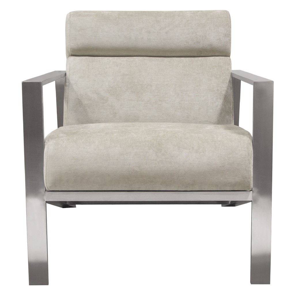 Accent Chair Steel Diamond Sofa