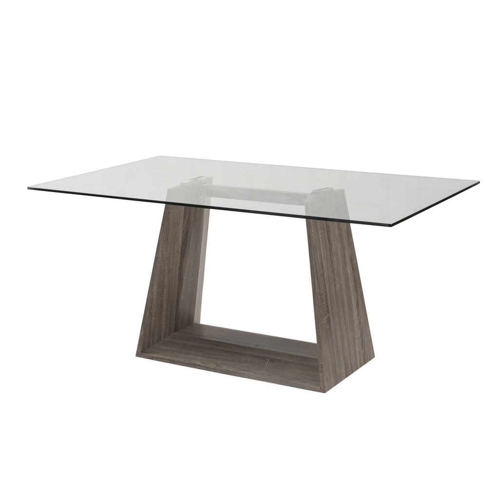 Armen Living Furniture Dining Table Glass