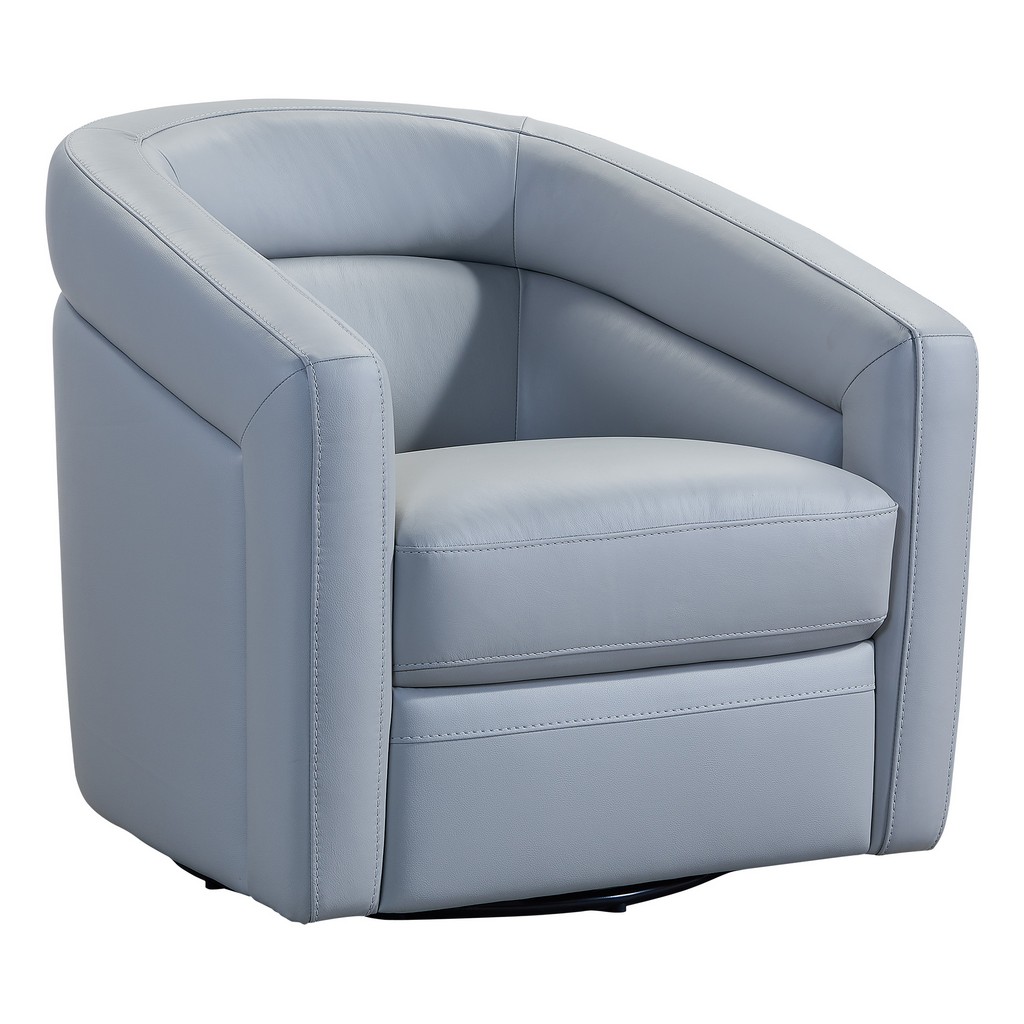 Swivel Accent Chair Leather Armen