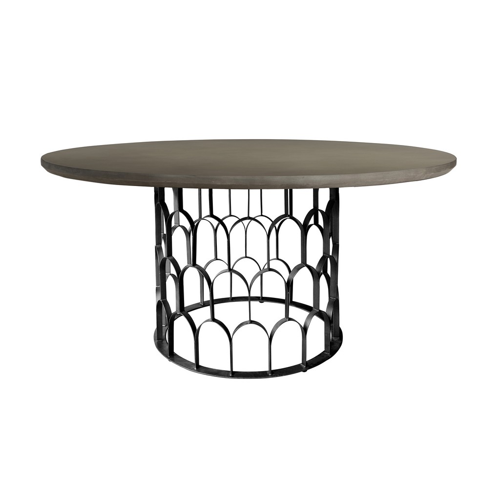 Metal Round Dining Table