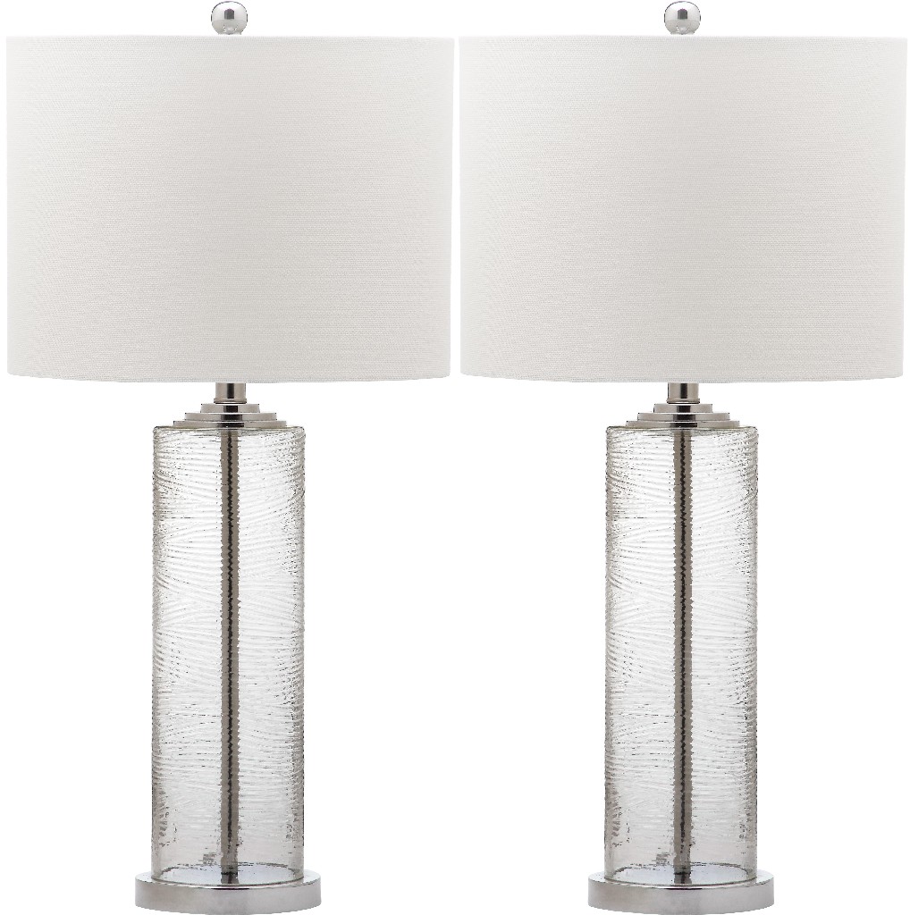 H Table Lamp Set Of 2 Safavieh Lit4262a, Malaga 29 H Silver Table Lamp Silver Safavieh