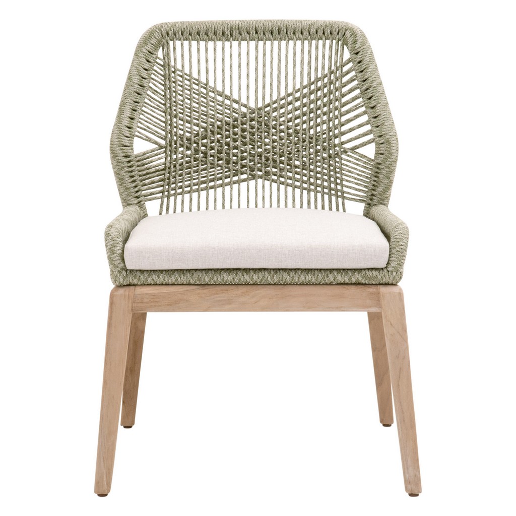 Woven Loom Outdoor Limited Edition Dining Chair (Set of 2) - Essentials For Living 6808KD.MOS/BLA/GT