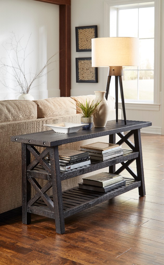 Yosemite Solid Wood Console Table In Cafe - Modus 7yc923