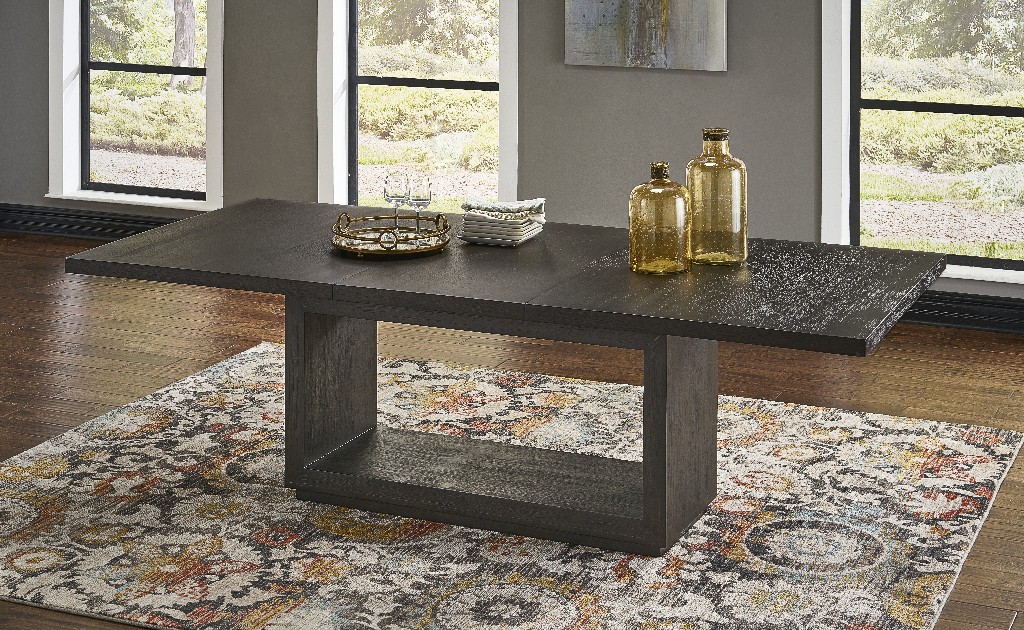 Modus Furniture Rectangular Dining Table Grey