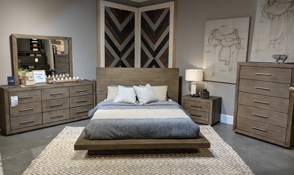 Modus Furniture Panel Bed Pine