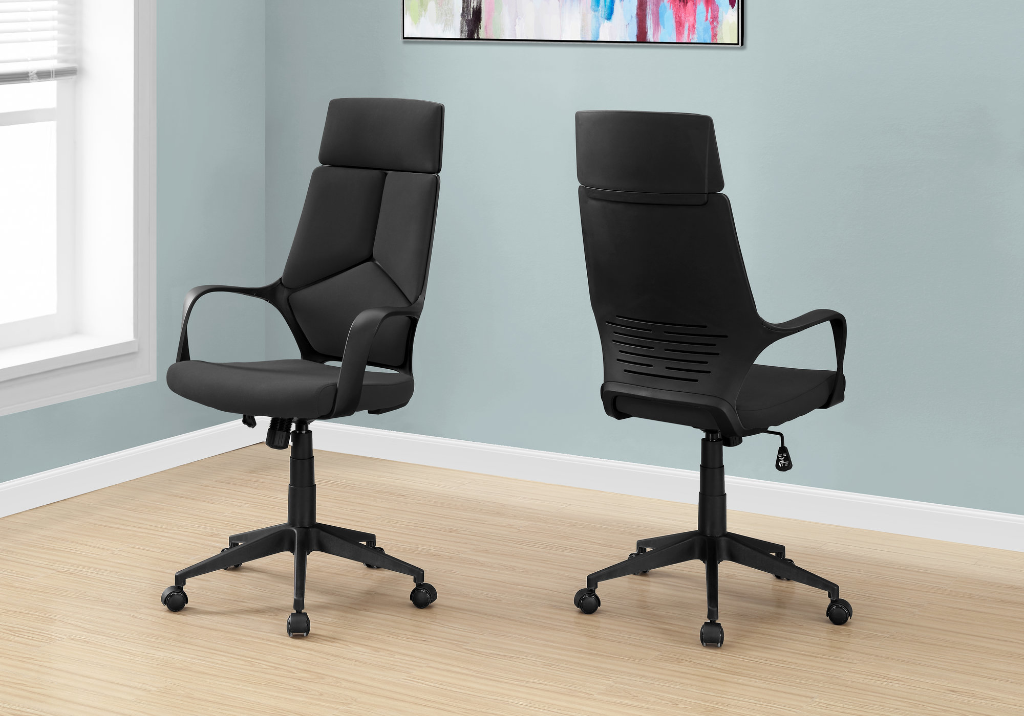 Executive | Office | Fabric | Chair | Black | Back | High