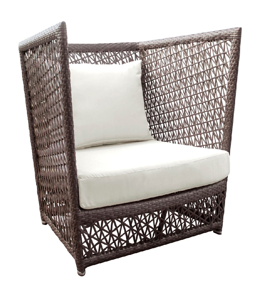 Panama Jack Maldives Lounge Chair with Cushions - PJO-1801-GRY-LC/SU-743 - Lounge Chairs