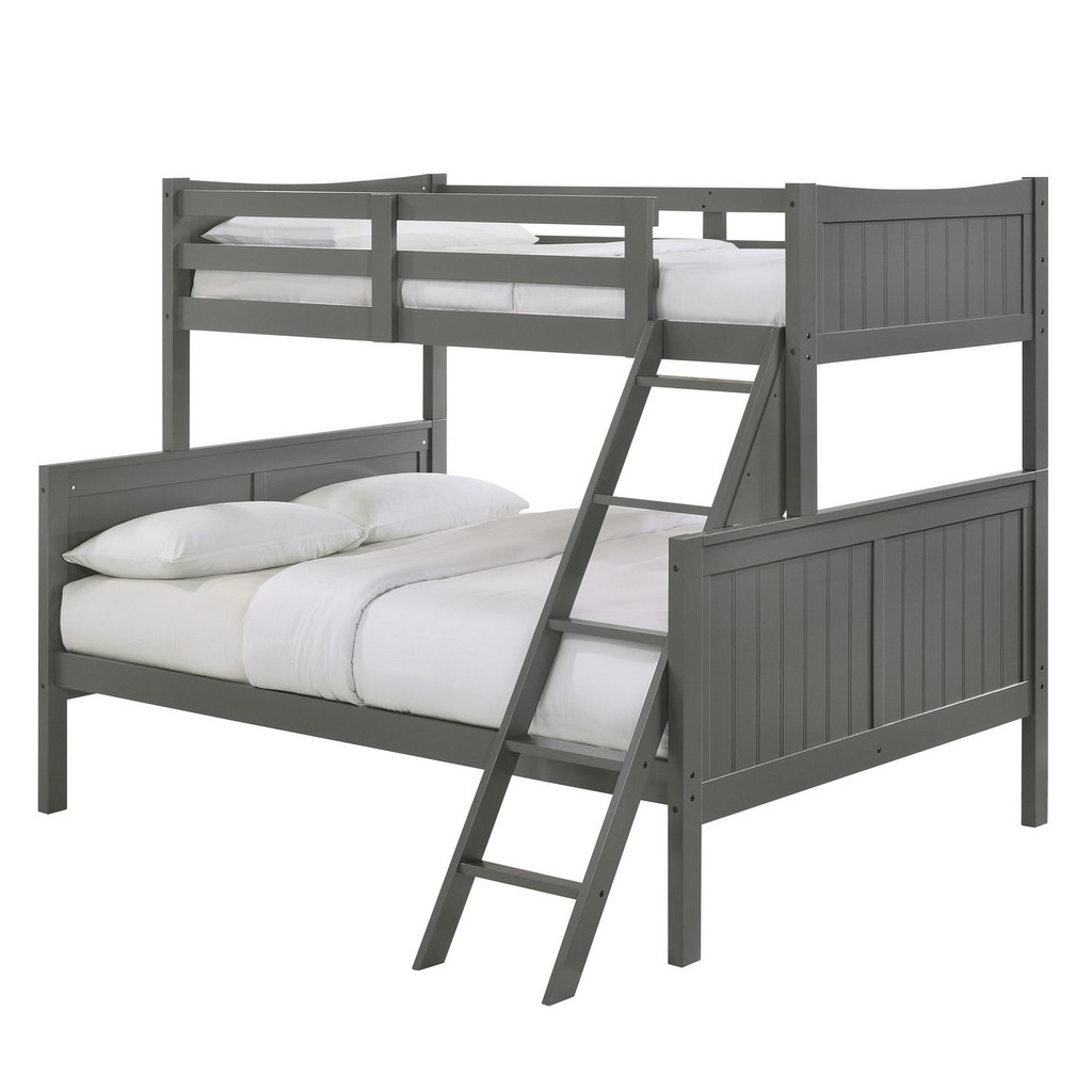 Twin Bunk Bed Grey