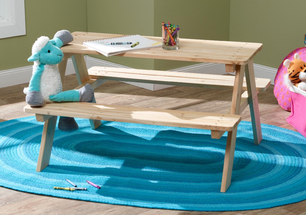 Wooden Kids Picnic Table - Turtleplay Tb0020000010