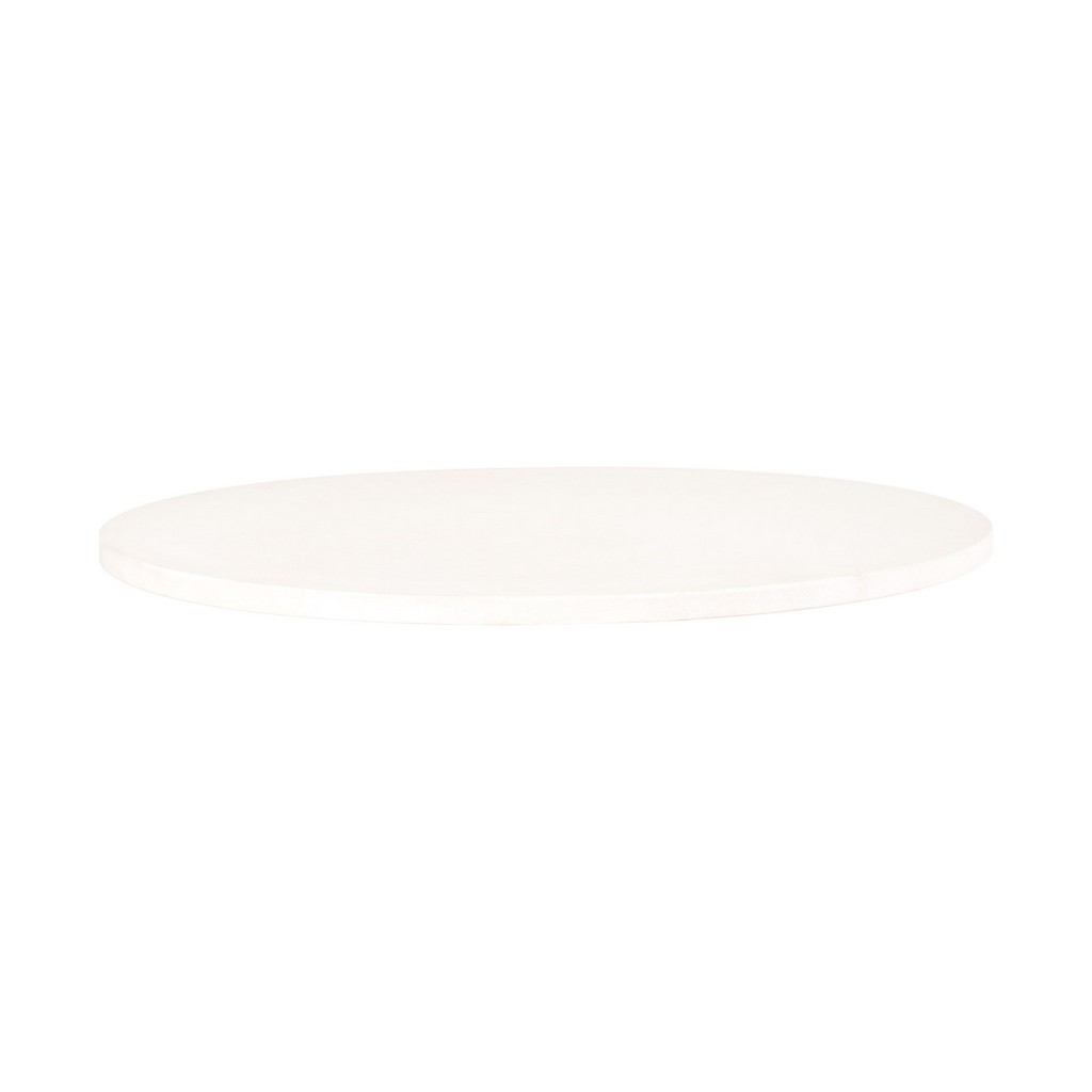 Traditions Turino Concrete 54" Round Dining Table Top - Essentials For Living 6059.CON-WHT